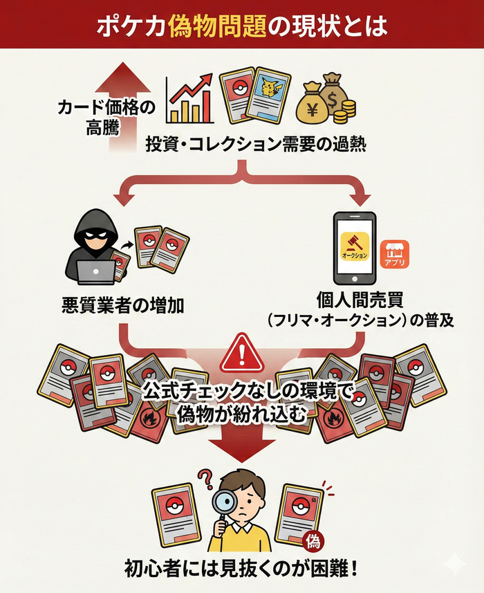 ポケカ偽物問題の現状とは