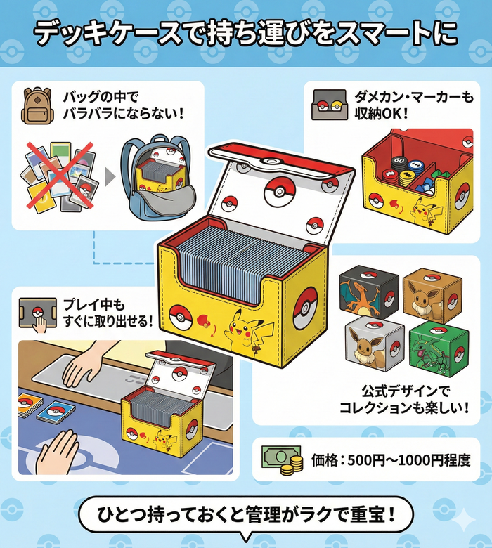 デッキケースで持ち運びをスマートに