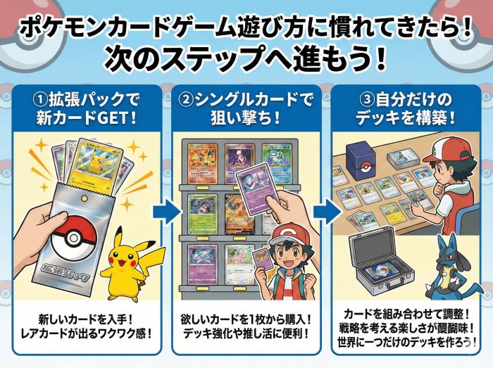 次のステップ！ポケモンカードゲーム遊び方に慣れてきたら