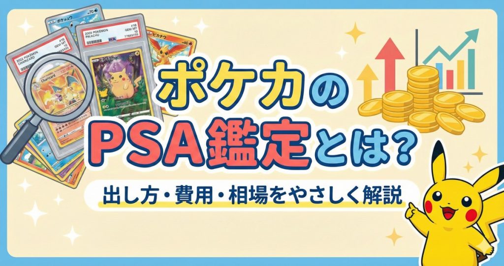 ポケカのPSA鑑定とは？「PSA鑑定」のやり方・費用・相場をやさしく解説