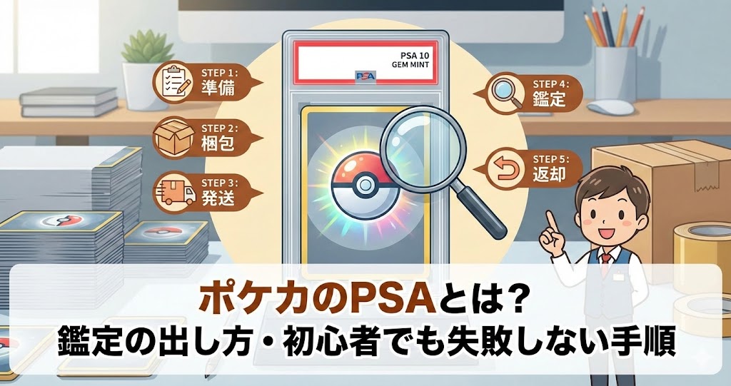 ポケカのPSAとは？鑑定の出し方・初心者でも失敗しない手順・料金・注意点まとめ