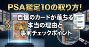 PSA鑑定10の取り方！自信のカードが落ちる本当の理由と事前チェックポイント