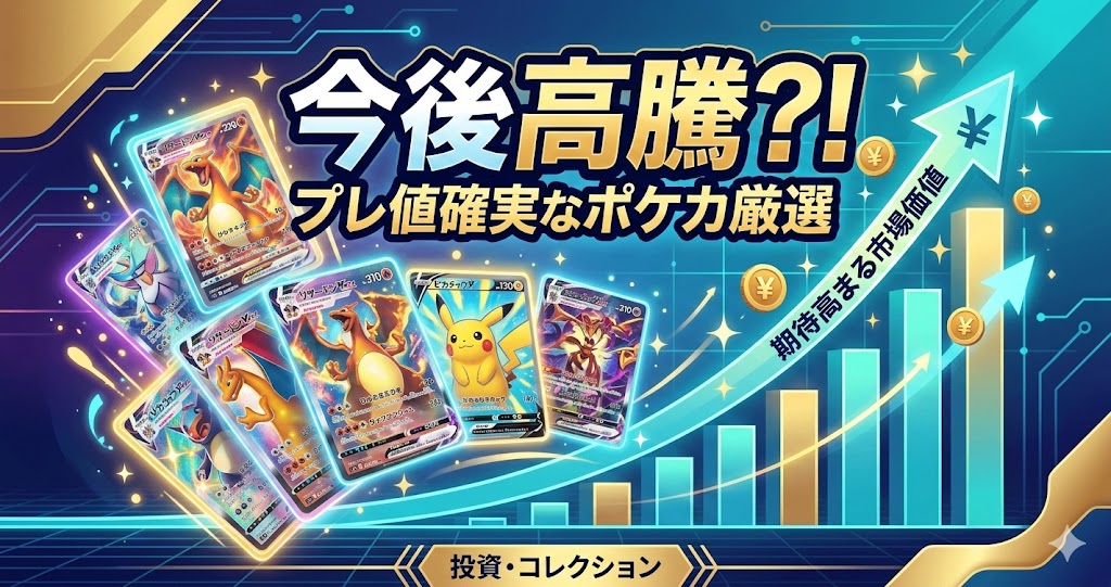 今後高騰が期待できるポケカ43選！30周年・絶版・海外需要から厳選